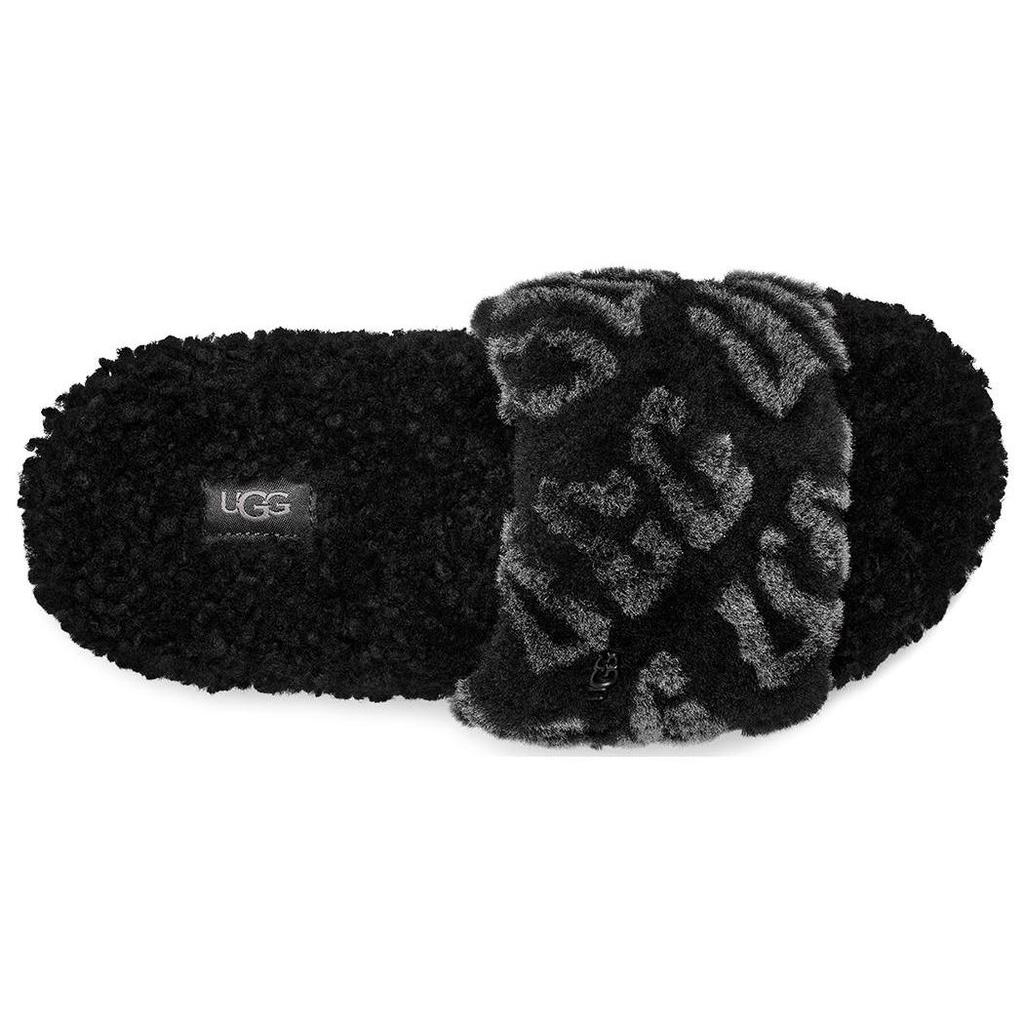 UGG Logo Slides 'Black' Women's 1148770-BLK