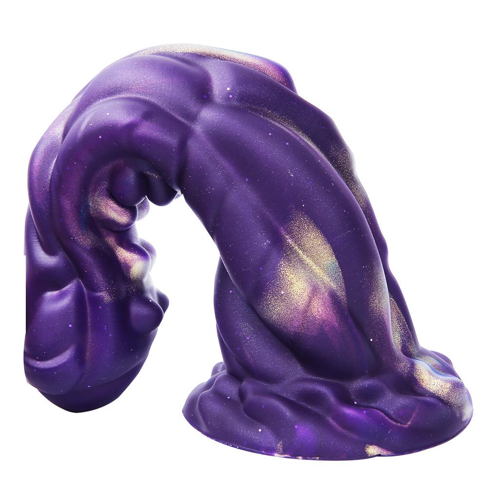 Liquid Silicone Anal Plug  Thick And Large  Shaped Dildo SM Masturbator  Adult Sex Toy