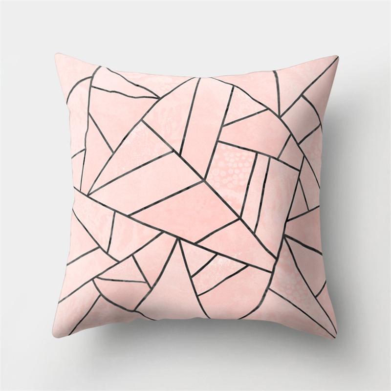 45x45cm Geometric Patchwork Pillowcase Custom Irregular Polyester Cushion Cover Sofa Living Room Bedroom Pillowcase Home Decor