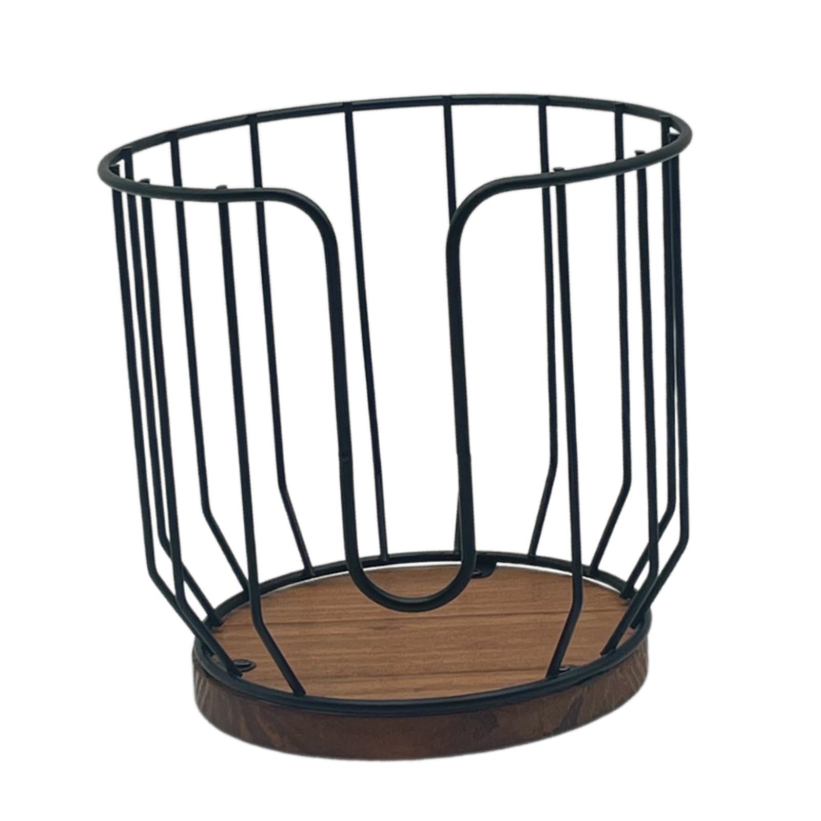 

Держатель фильтра для кофе, металлический контейнер для организации на кухонной стойке в офисе чёрный