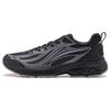 Li Ning Cushioning Slip Resistant Abrasion Resistant Low Top Running Shoes Men's Shadow Gray ARXT021-3