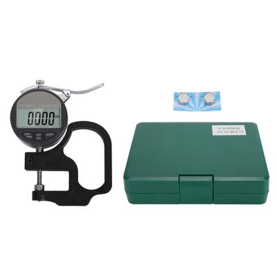 Calibrador de Espesor Digital 0.001mm/0.00005in 0?Micrómetro Electrónico de 12.7mm Medidor de Espesor con LCD