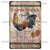 MyPlate Fresh Egg Metal Sign Vintage Plaque Tin Sign Home Decor Bar Sign Coop Ckicks Art Poster Outdoor Decor