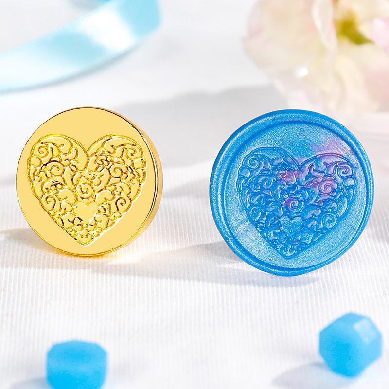 Eco-Friendly Zinc Alloy Retro Wax Seal Head with Color-Preserving Electroplating