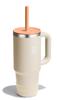 Stainless Steel Kids Tumbler with Straw, 24oz (709ml) Coconut Design, Insulated Water Bottle (Official Japanese Product)