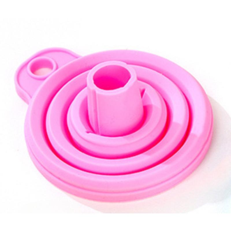 

Складная силиконовая воронка для жидкости FoodyMine розовый