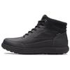 Leather Slip-Resistant Fashion Ankle Boots Men Boots Black 26180204