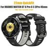 22mm Silicone Watch Strap For Huawei Watch GT 6 Pro 6 5 5Pro 4 46mm/Ultimate 2/5 46mm 4Pro 4 Watch Smartwatch Replacement Bands