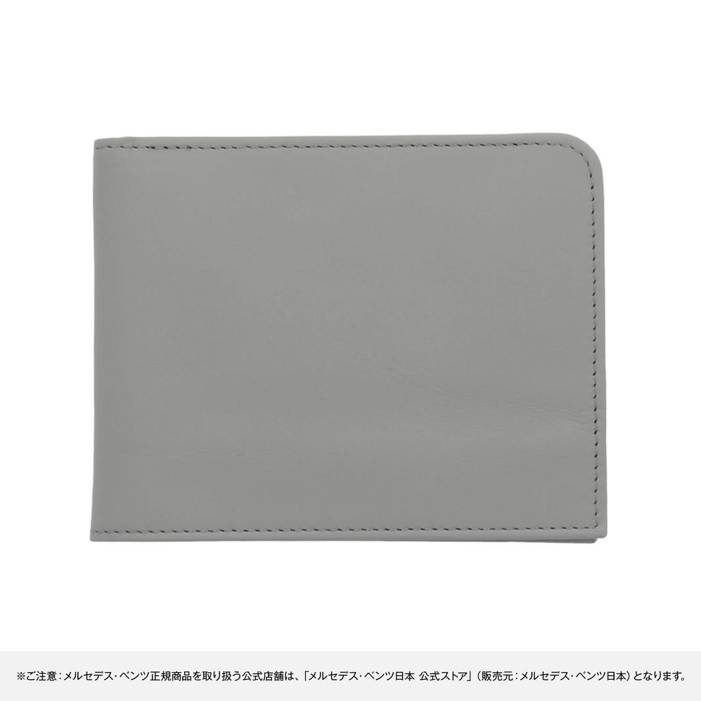 Genuine Leather Wallet Silver Gray [Mercedes-Benz Collection]