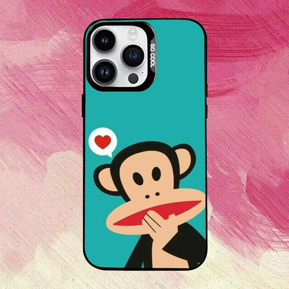 

P-Paul bigmouth F-Frank-PF Phone Case For iPhone 17,16,15,14,13,12,11 Plus,Pro Max,XS,Colorful Silver Black Cover iPhone14ProMax