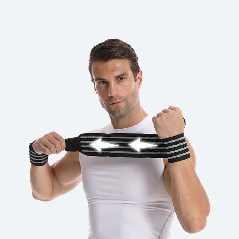 1 stk. Armbånd Håndledsstøtte Strop Ekstra Styrke Vægtløftning Håndledsbind Bandage Fitness Gym Træning Sportsbandage