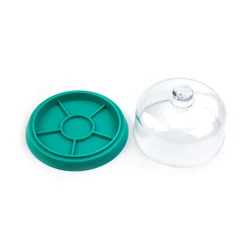 6 Slots Watch Dust Sheet Cover with Tray Watch Movement Repair Tool Jewelry Tools Spare Protector Watchmaker Repair Tool