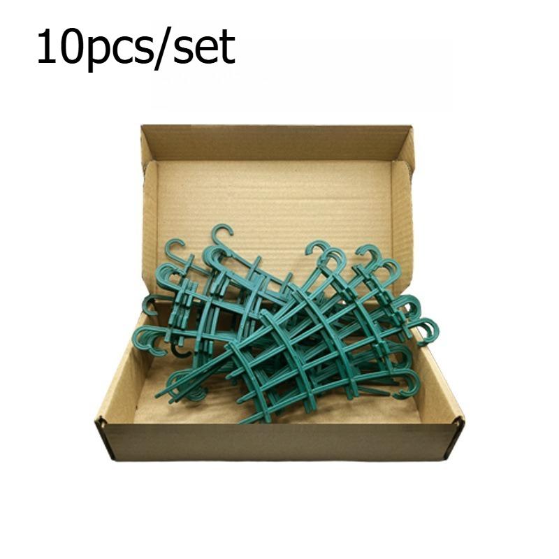 

10pcs/set Garden Plant Trellis Support Flower Vine Climbing Frame Yard Potted Plant Climbing Support Shelf for Climbing Plants зелений