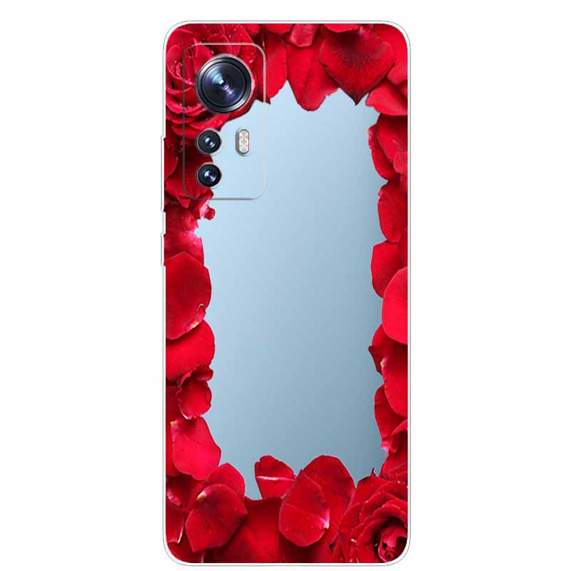 For Xiaomi 12T Case Clear Bumper Soft TPU Phone Cases for Xiaomi 12T Pro 5G Silicone Cover 6.67'' 12 T Transparent Slim Fundas