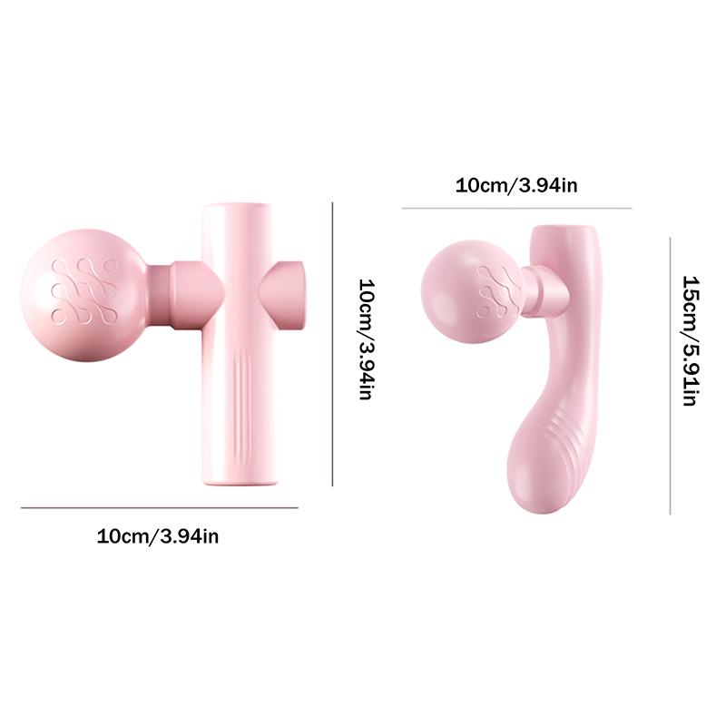 Mini Fascia Tool Vibrating Fast Rechargeable Dual Head Both Portable Muscle Relaxation Full Body Universal Massage Artifact