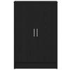 Shoe Cabinet Black Oak Effect 60 X 35 X 92 Cm Particleboard