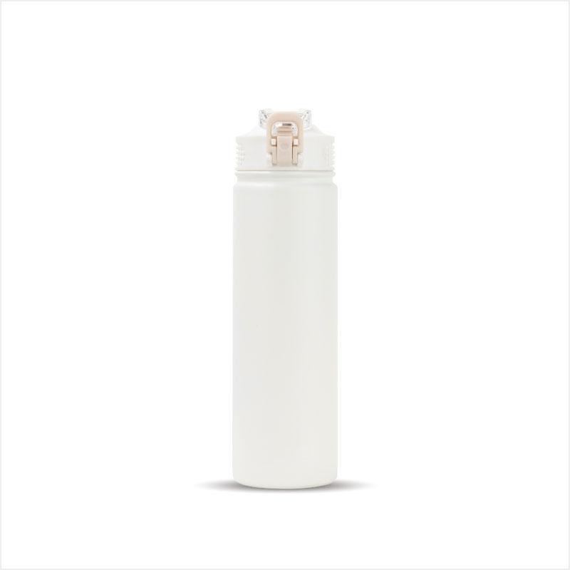 600/750ML Thermos Bottle with Straw Stainless Steel Car Thermal Cup Sports Water Bottles Keeps Cold and Burning Thermal Mug