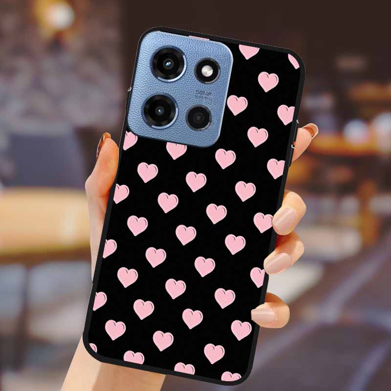 For Motorola G 5G 2025 Phone Case Bumper Soft TPU Silicone Back Cover 3D Flower Emboss Shell For Motorola Moto G 5G Fundas Coque