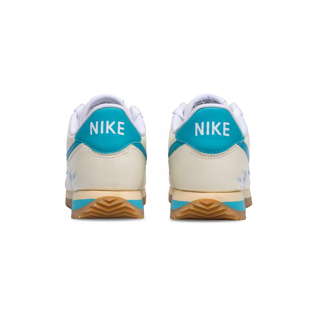 Nike Cortez Abriebfest Abriebfest Niedrig geschnittene Laufschuhe Damen Beige Blau HF4268-113(Team73-)