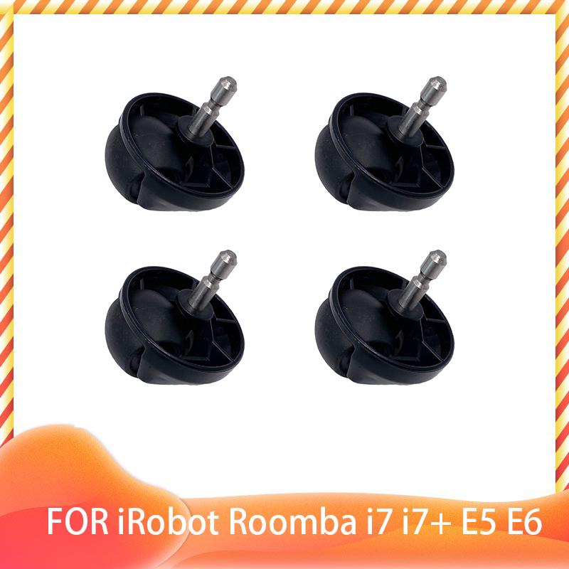 Front Wheel Caster Steering Wheel Replacement for iRobot Roomba i7 i7+ i7 Plus E5 E6 E7 Smart Robotic Vacuum Cleaner Spare Part 4 Pcs