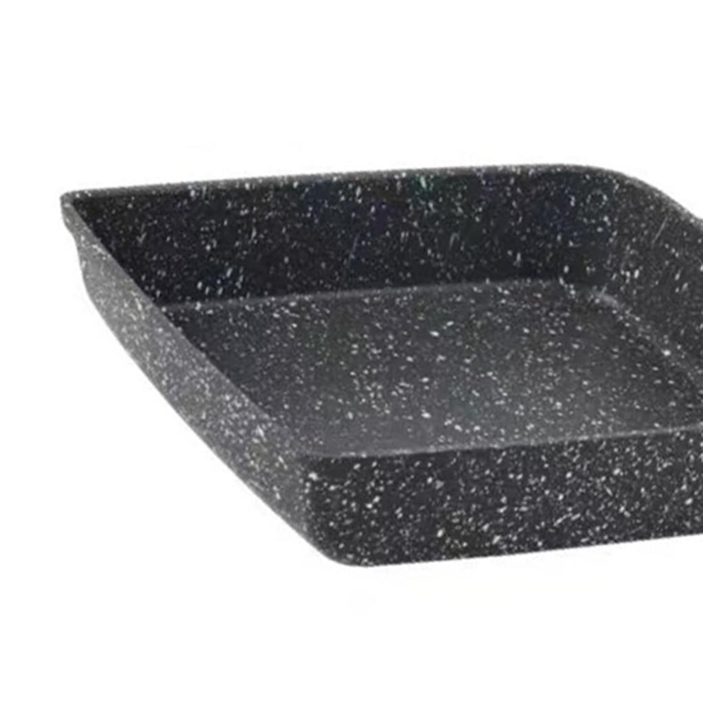 Frying Pan Aluminium Fast Conduction 3 Layers Thickened Wooden Handle Cooking Skillet for Family