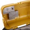 Surveying Level Case Leveling Instrument Case Single Lock Plastic Total Station Level Storage Box for Surveying Equipment Yellow