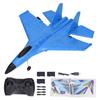 RC Glider Plane Waterproof Drop Resistant Dual Motor Remote Control Aircraft Fighter with LED Colorful Light Bars