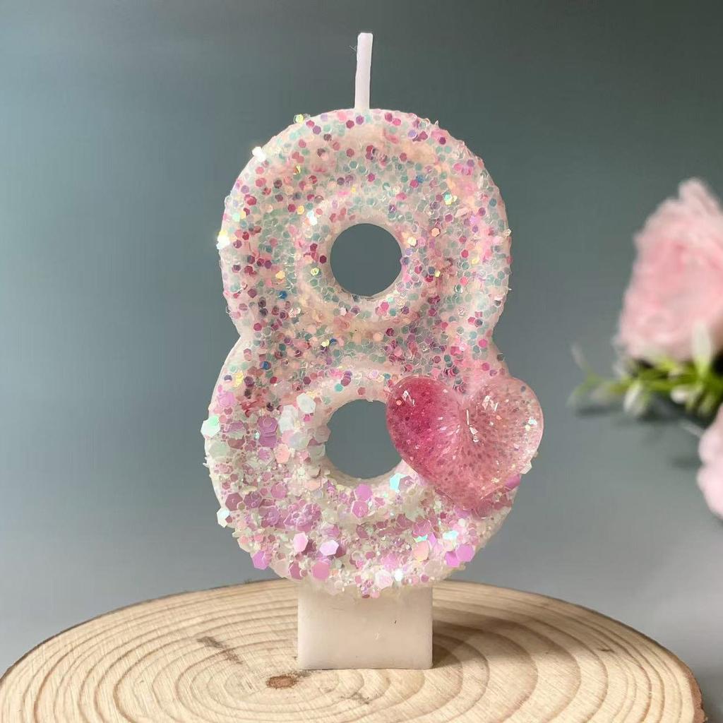Creative Digital Candles Romantic Love Cute Styling Birthday Cake Candles