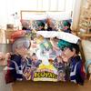 Neues My hero academia Bettwäsche-Set Einzelbett Twin Full Queen King Size Kawaii Bett-Set Erwachsener Kind Schlafzimmer Bettbezug-Sets 3D Anime