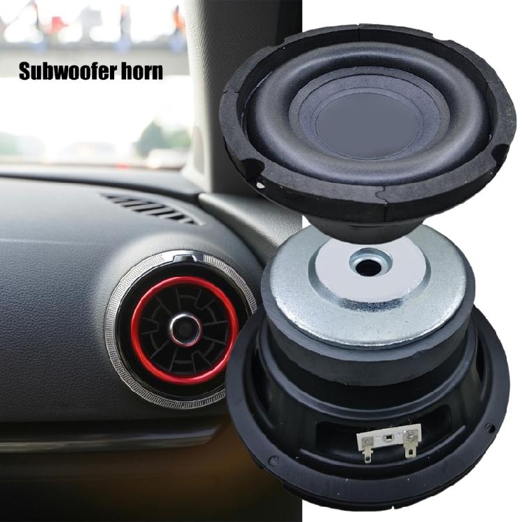 4Ohm 6.5inch Speakers Subwoofer Car Stereo Speakers Vehicle Door Music Stereo Full Ranges Frequency Subwoofer Loudspeaker