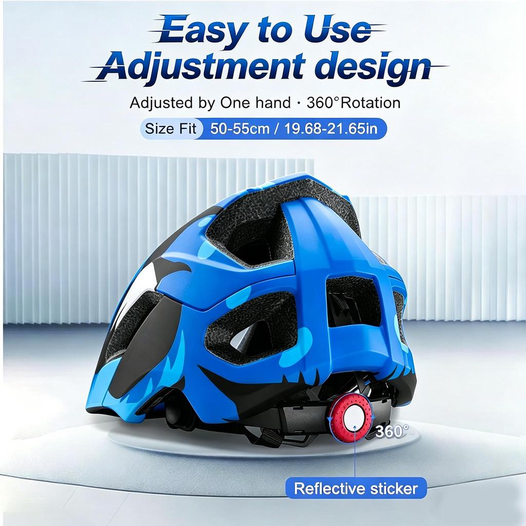 Kids Detachable Full Helmet Children Adjustable Safety Helmet for Skating Scooter BMX MTB Bike