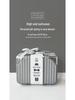 Newborn Baby Boy Gift Box: Off-White & Grey Striped Outfit - High-End Spring Festival Full Moon Collection