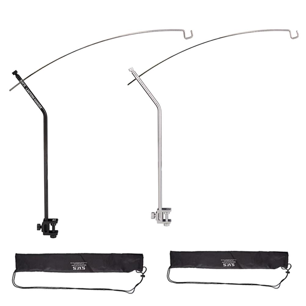 Camping IGT Lamp Hanging Rack Aluminum Alloy Table Lantern Stand Stainless Steel Bow Light Frame for Outdoor Camping Hiking