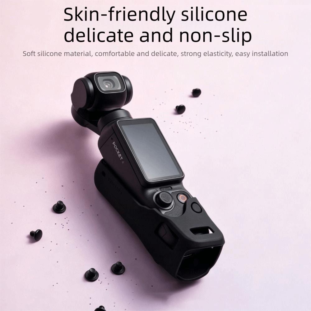 Odporne na zarysowania Silikonowe Etui Ochronne Miękka Osłona na Akcesoria do Kamery DJI Osmo Pocket 4