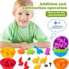 Animal Series Children's Early Education Enlightenment Counting Toys Teaching Aids Family Cognitive Classification Toys