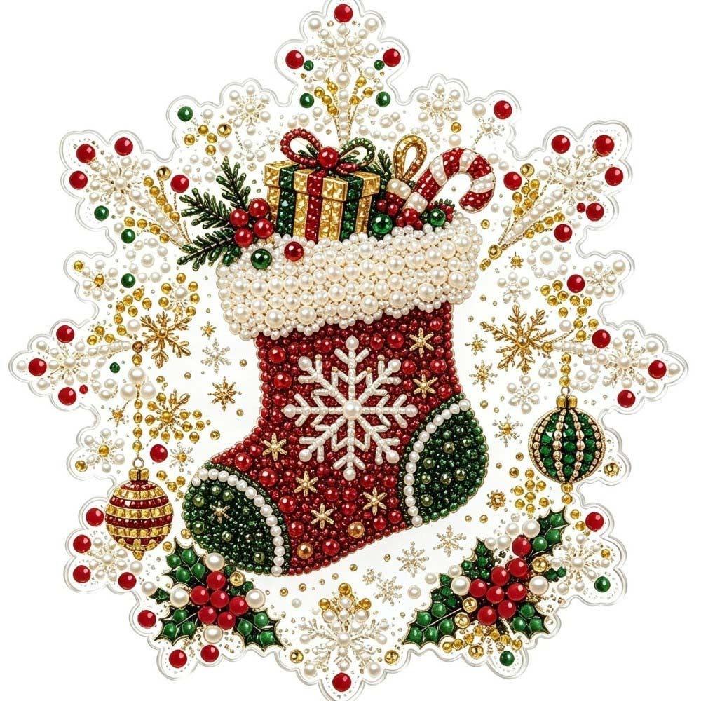 20cm DIY Hangende Hanger Kerstboom Kerst Charme Creatieve Diamanten Kunst Kits Voor Volwassenen
