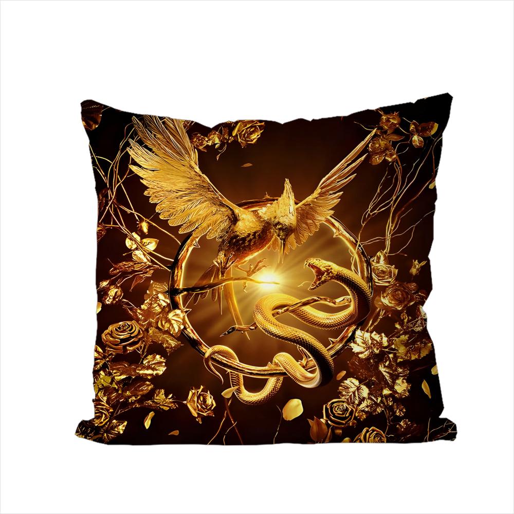 The Hunger Games Pillow Case For Car Sofa Decorative Home Doublesided Print Plush Square Throw Pillow Cushion Cover