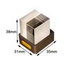 Cube Photo Display Holographic Desktop Smart Weather Station Digital Clock With Gif Animations Album