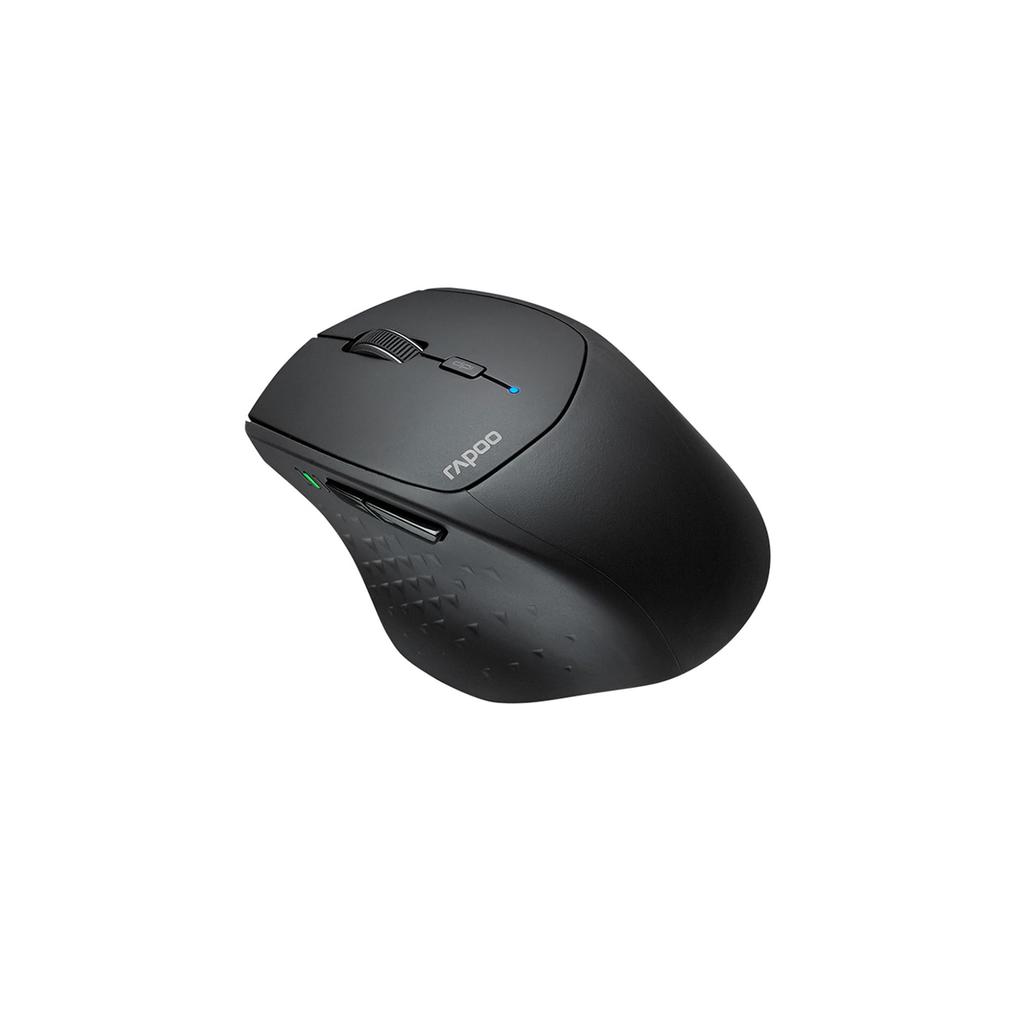 Japanese Rapoo Hybrid Mouse Bluetooth Connection 1600dpi Sensor 8 Buttons Wireless Mouse MT550 Black [Official distributor] 5.0/2.4GHz