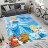 Tappeto con motivo fiabesco di Cenerentola, adatto per soggiorno, camera da letto, comodino, bagno, antiscivolo, adatto per bambina'