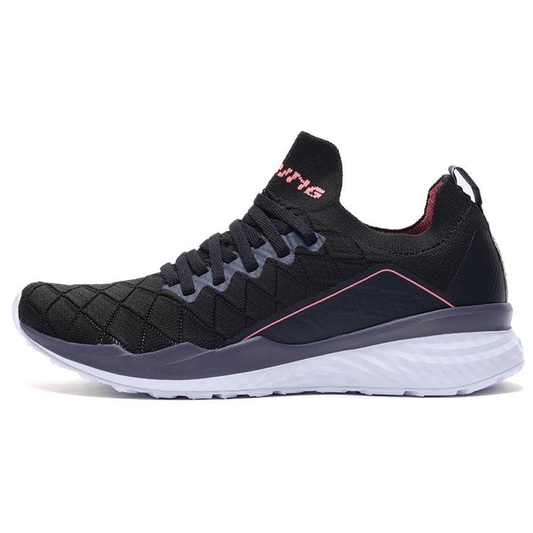 New LiNing Cloud Five Generations Cushioned Anti Slip And Wear Resistant Lightweight Low Top Running Shoes Women's Black ARHP074-1
