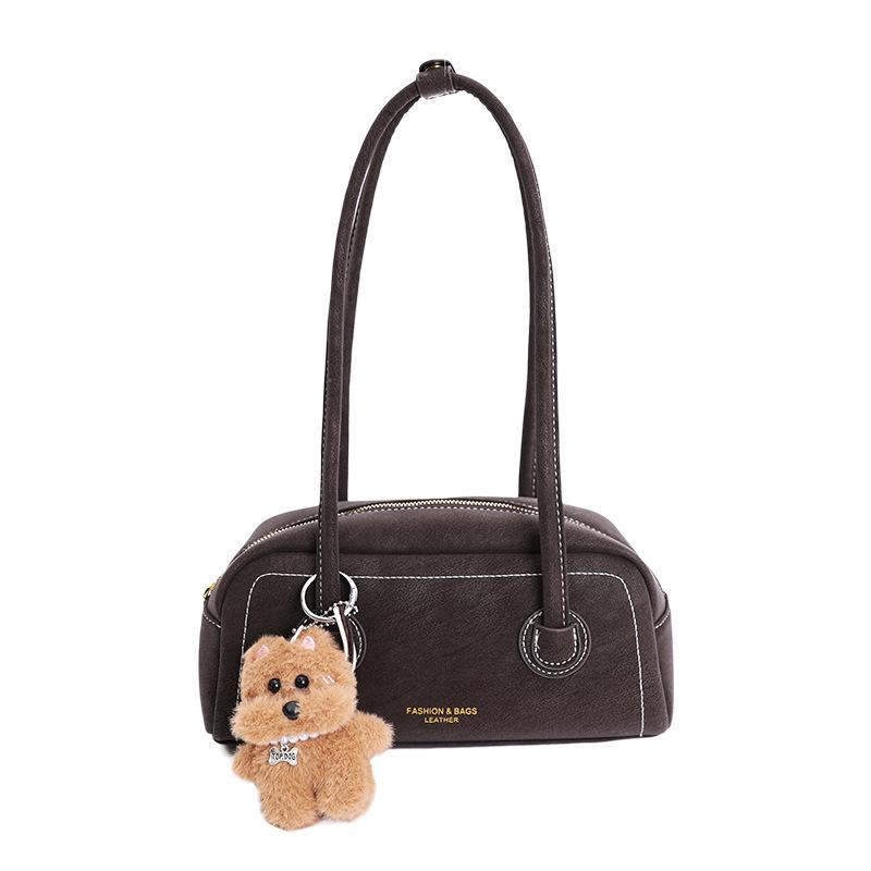 Lässige Umhängetasche, Kordelzug-Ein-Schulter-Tasche, Schlichte Achseltasche, Wolkentasche