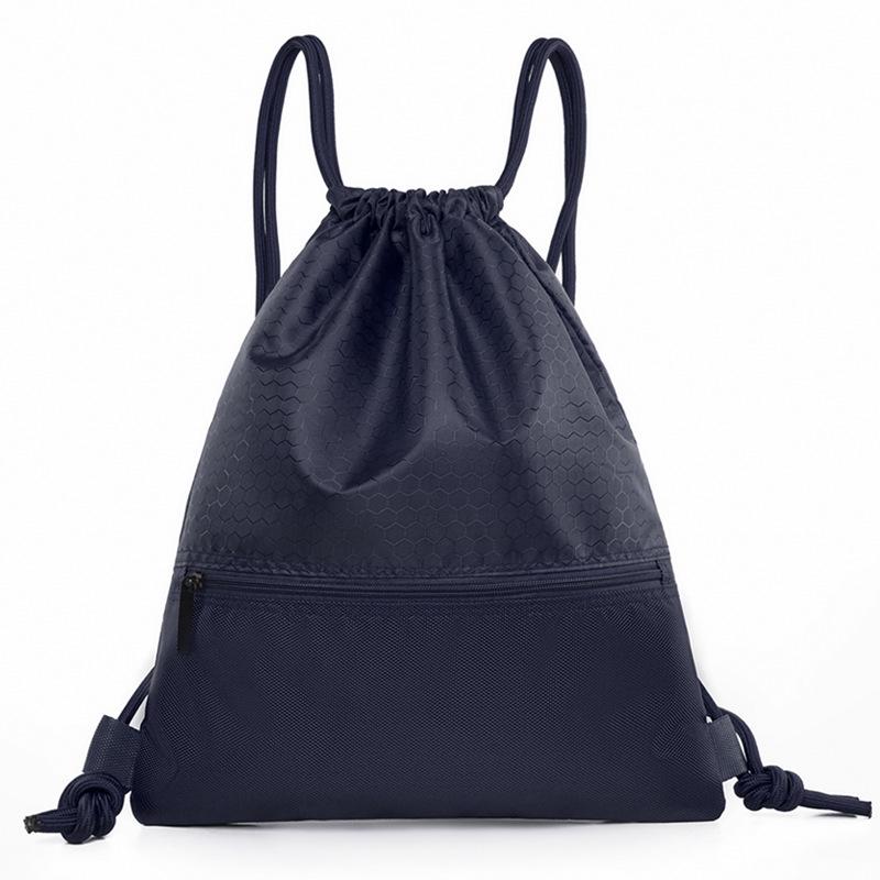 Large Capacity Outdoor Basketball Oxford Cloth Drawstring Backpack with Printed Logo