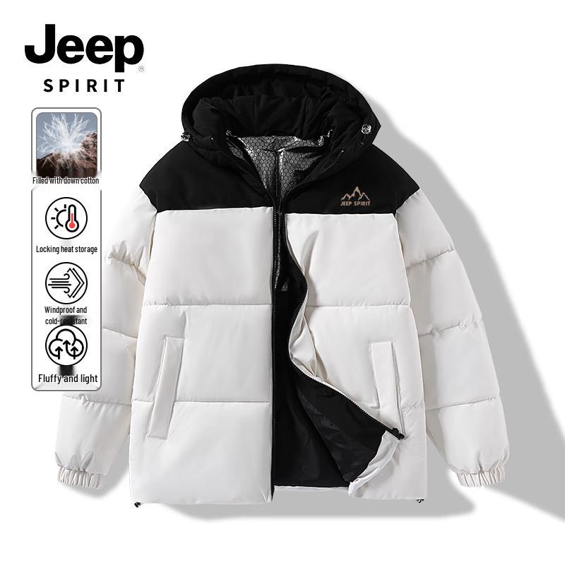 JEEP SPIRIT Men's Hooded Padded Winter Jacket