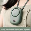 Portable Mini USB Hanging Neck Fan - Rechargeable Cooling Air Cooler with Adjustable Speeds and Versatile Design