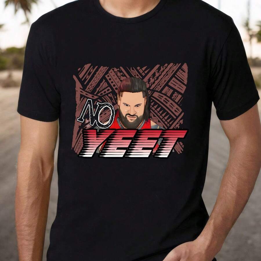 

No Yeet Funny Graphic T-Shirt For Unisex - Short Sleeve, Crew Neck T-Shirt S