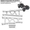 Aluminium Alloy Front Rear Universal Suspension Arm for Traxxas Slash 110 RC Car (Silver)