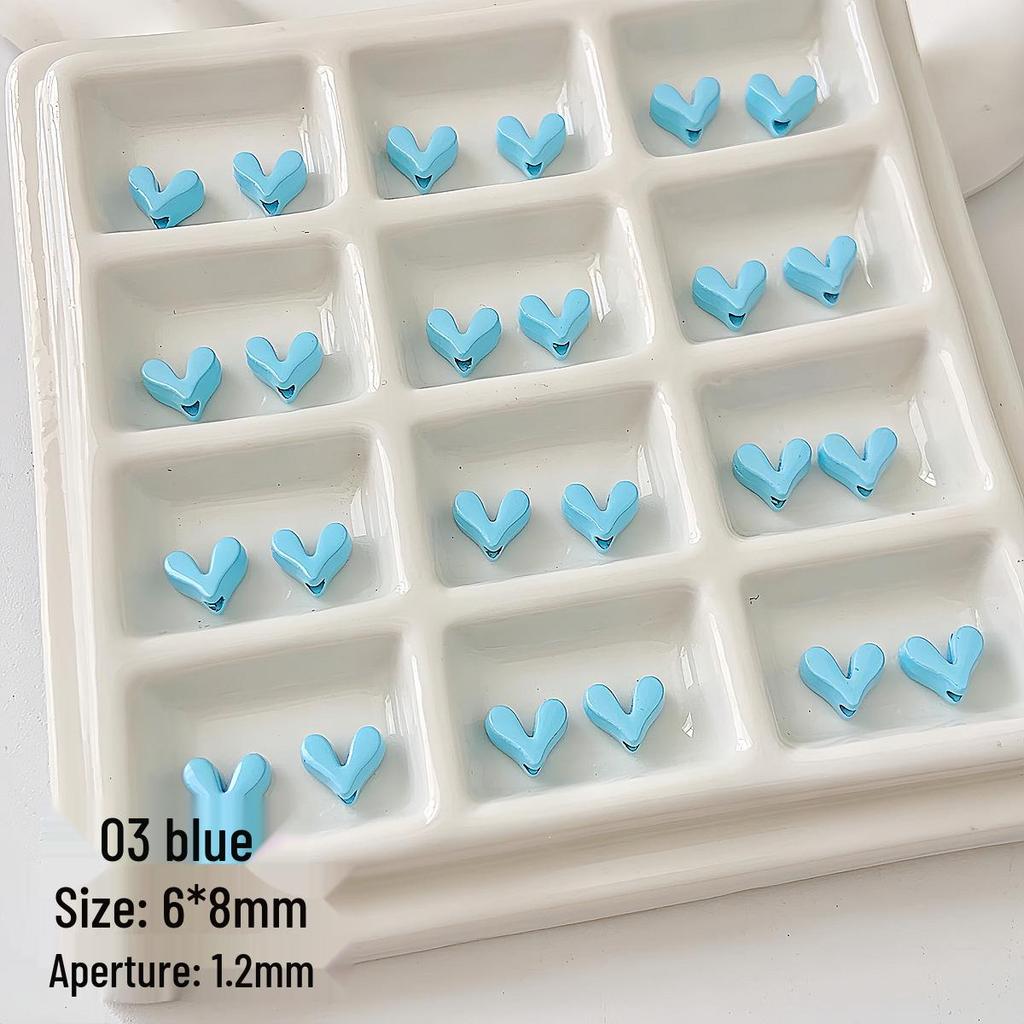 Japanese Heart Beaded Alloy Necklace & Bracelet DIY Kit