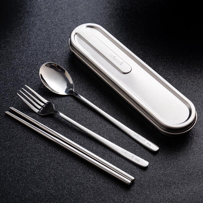 UO_SO Portable 316L Stainless Steel Cutlery Set