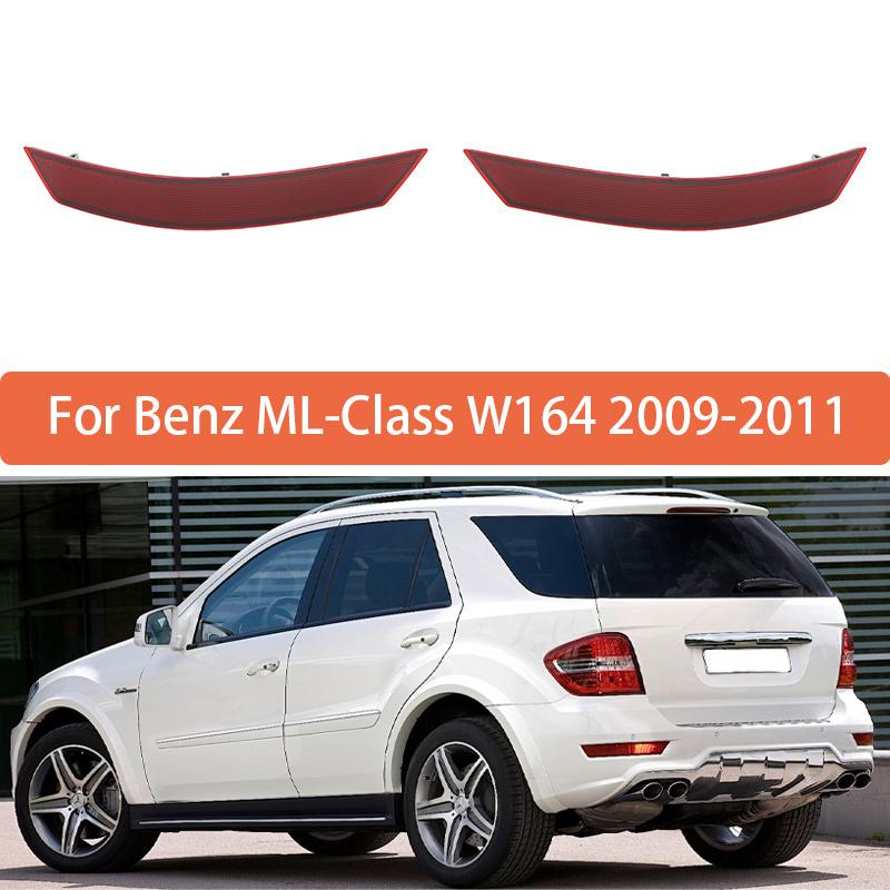 Paar Reflektorstreifen für Mercedes Benz M-Klasse W164 2009 2010 2011 Auto Stoßfänger hinten Reflektor Rote Linse Warnstreifen